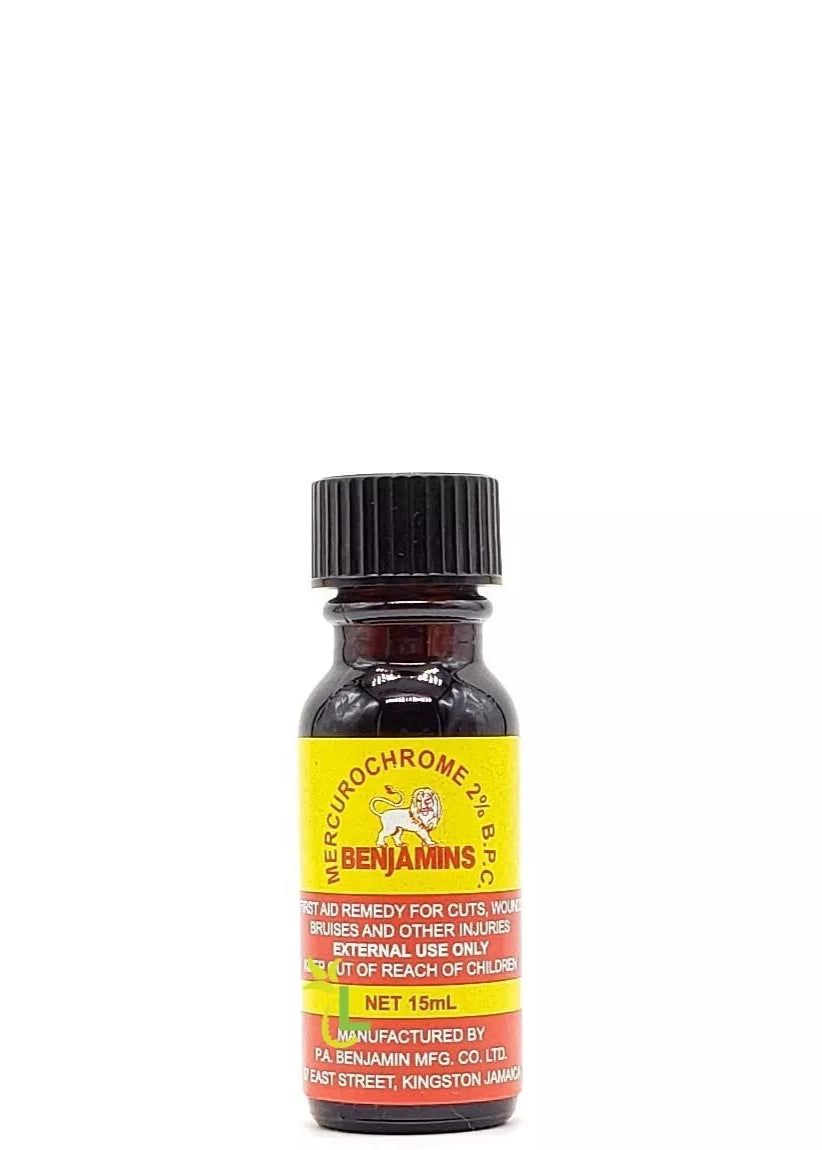 Benjamins Mercurochrome Jamaica Antiseptic, 15ml